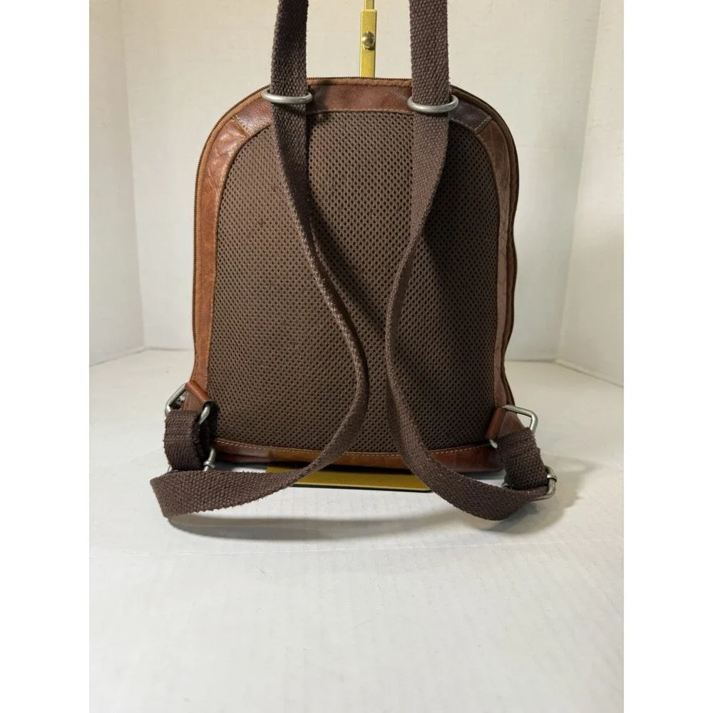 Jack Georges Voyager Convertable Crossbody Leather Bag Messenger American